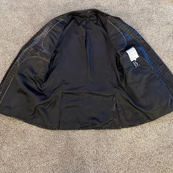 Bassiri Black Men's Blazer - Picture 2 of 4